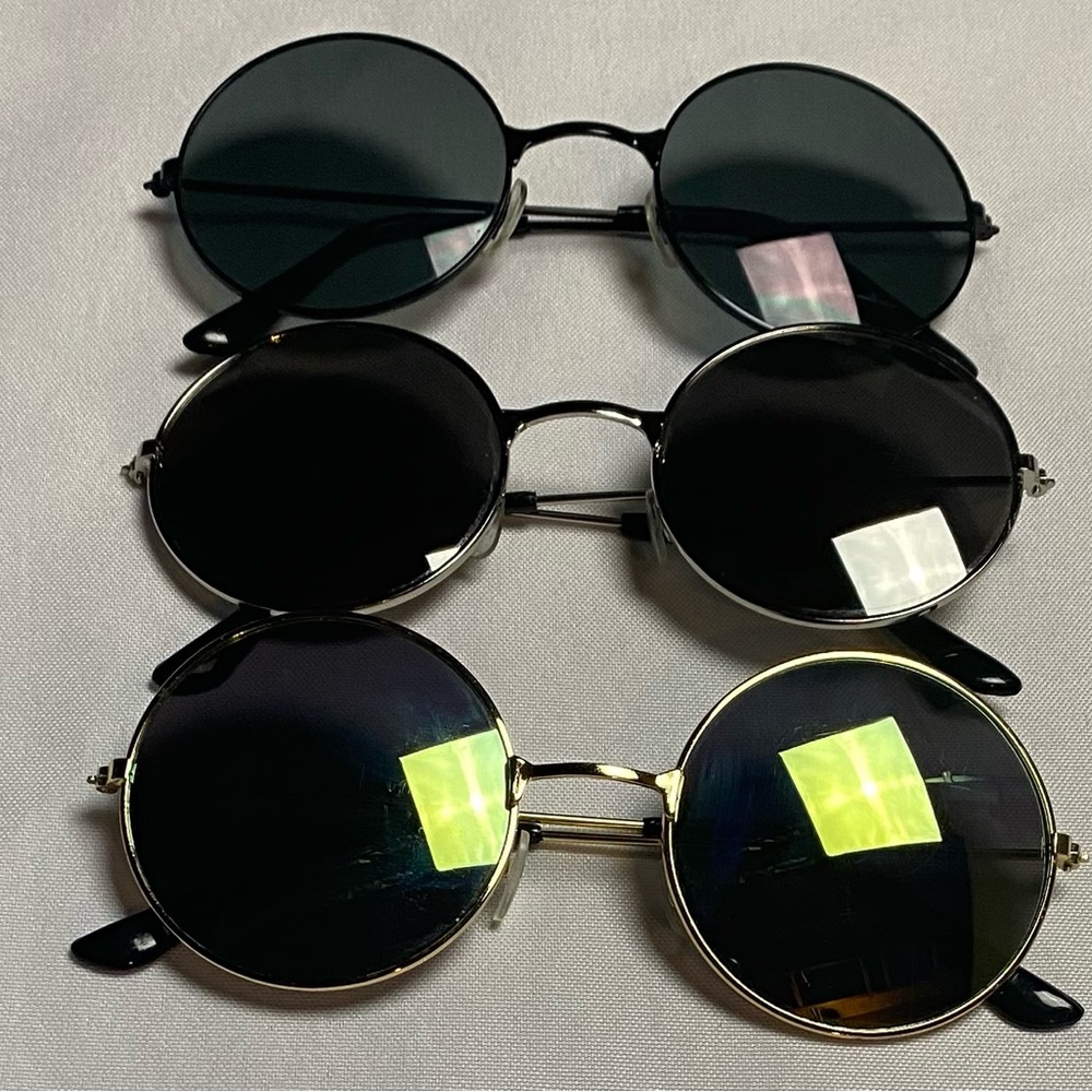 Round Sunglasses - Set of 3